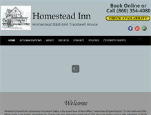 Tablet Screenshot of homesteadct.com